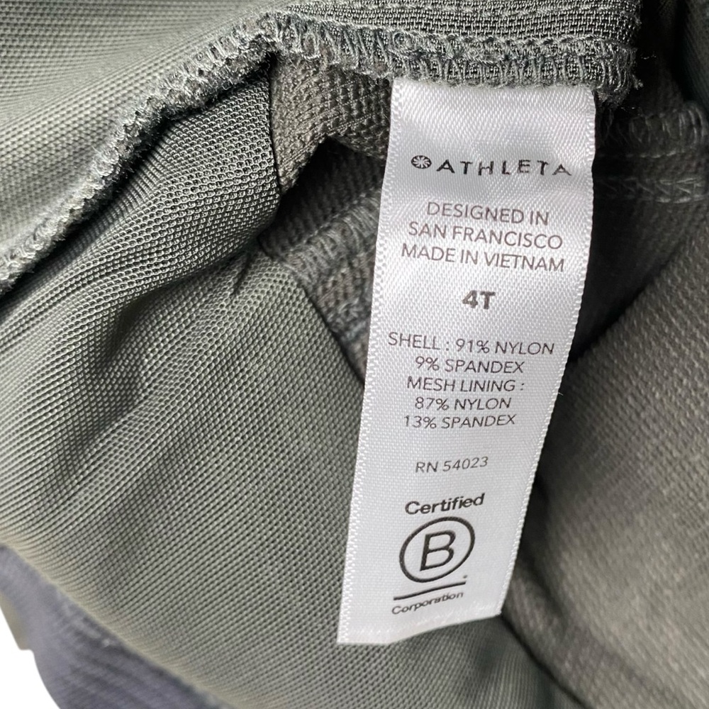 Athleta Wander Stash Skinny Olive Green Stretch Pockets Pant Hiking Outdoor 4T - Picture 14 of 14